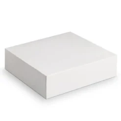 Cerf Dellier Boîte pâtissière blanche carrée 18 x 18 x 5 cm