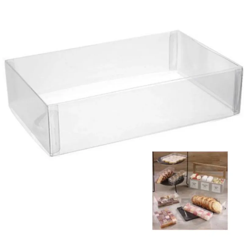 Cerf Dellier Boîte transparente rectangle 16 x 12 x 2,5 cm (x5)