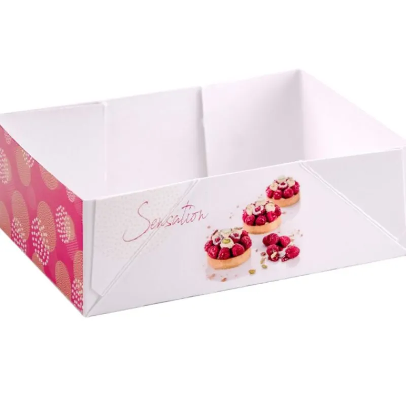 Cerf Dellier Boîtes petits-fours Pauline 20 x 13 cm Hauteur 6 cm (x 100)