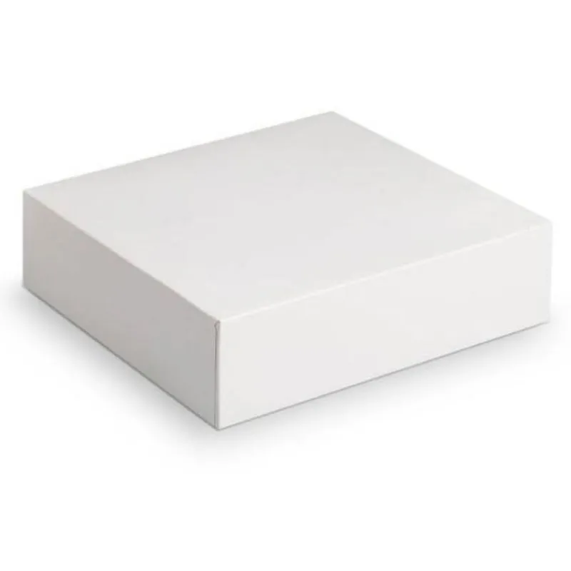 Cerf Dellier Boîtes pâtissières blanches 14 x 14 x 7 cm (x 50)