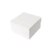Cerf Dellier Boîtes pâtissières blanches 20x20 cm Hauteur 20 cm (x 10)