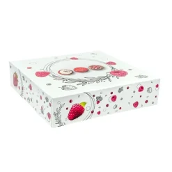 Cerf Dellier Boîtes pâtissières Morgane 26 x 26 cm - Hauteur 8 cm (x 50)