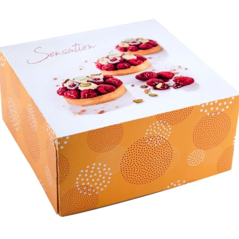 Cerf Dellier Boîtes pâtissières Pauline 22 x 22 cm Hauteur 10 cm (x 50)