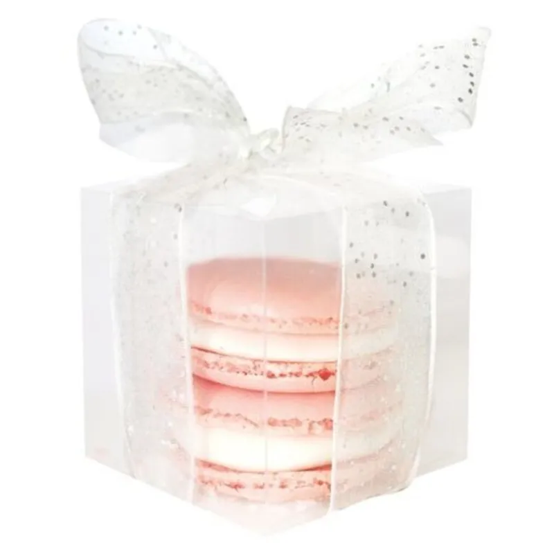 Cerf Dellier Boîtes transparentes 8 x 8 x 8 cm (x 4)