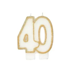 Cerf Dellier Bougie anniversaire 40 ans