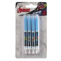 Cerf Dellier Bougie anniversaire Avengers (x 8)