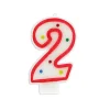 Cerf Dellier Bougie anniversaire chiffre Fiesta 2