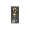 Cerf Dellier Bougie anniversaire dorée chiffre 2