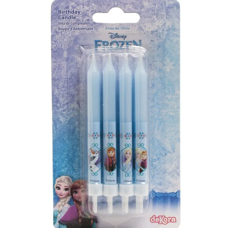 Cerf Dellier Bougie anniversaire La Reine des Neiges (x 8)