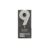Cerf Dellier Bougie argentée pailletée chiffre 9