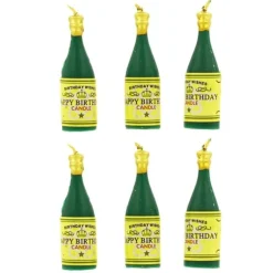Cerf Dellier Bougie bouteille de champagne (x 6)