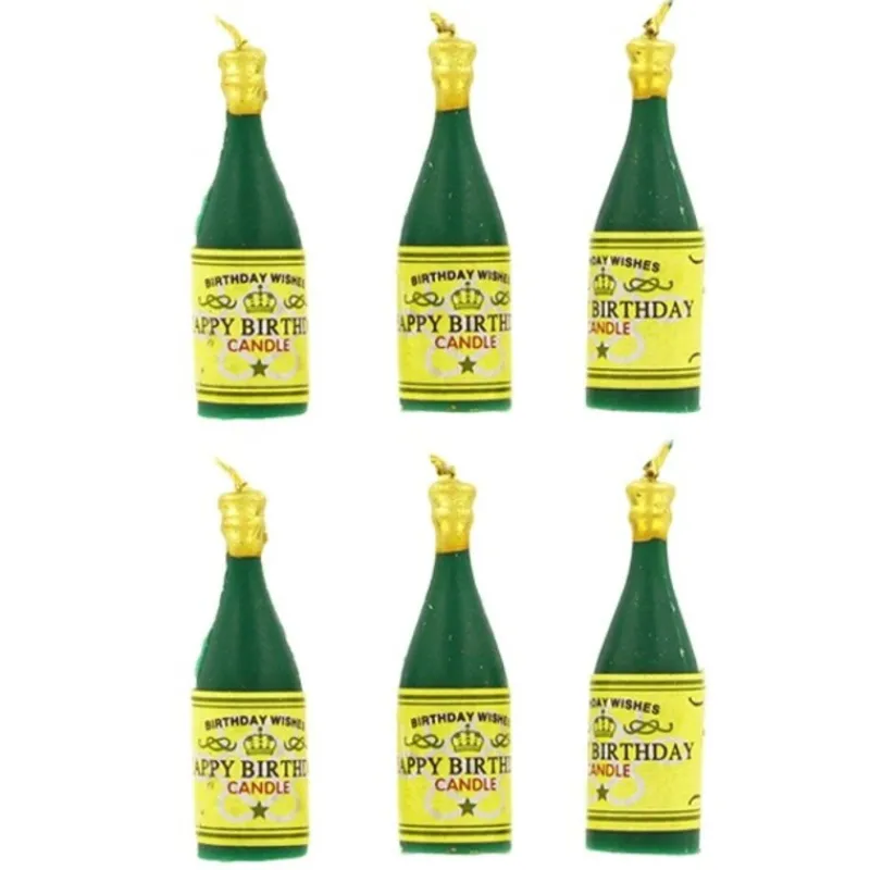 Cerf Dellier Bougie bouteille de champagne (x 6)