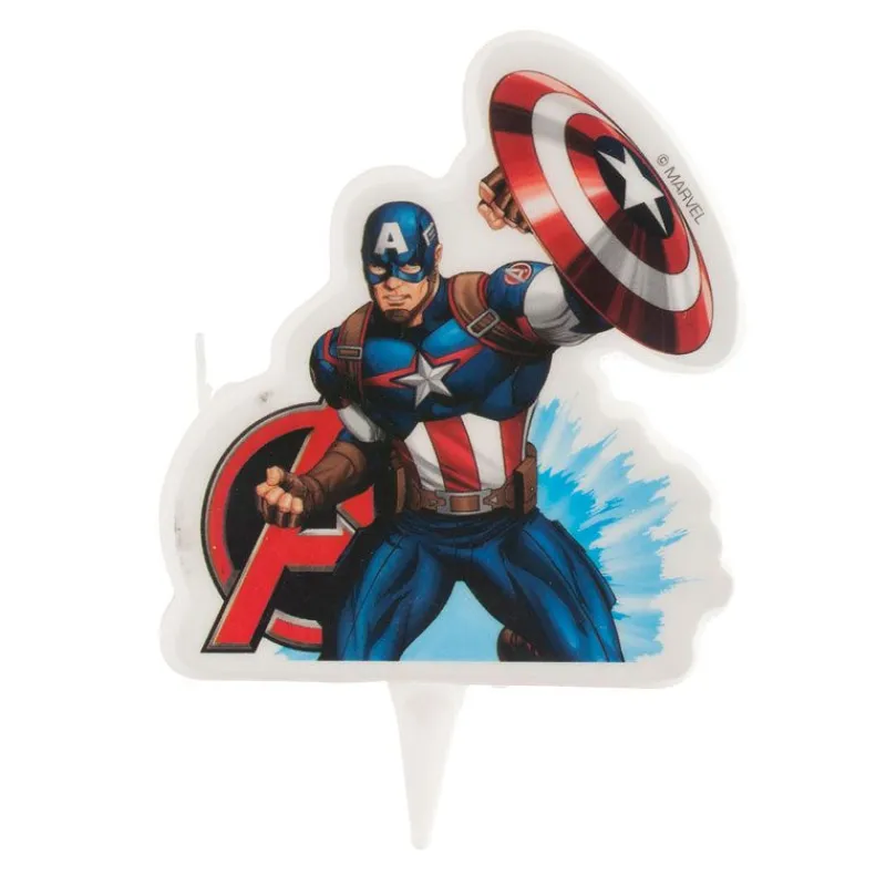 Cerf Dellier Bougie Captain America 2D
