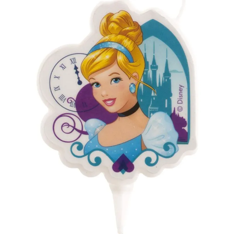 Cerf Dellier Bougie 2D Cendrillon 7,5 cm