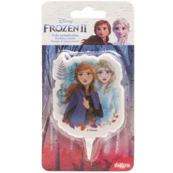 Cerf Dellier Bougie d'anniversaire la Reine des Neiges 2D