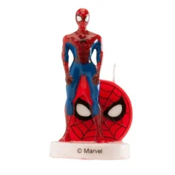 Cerf Dellier Bougie Spiderman 3D 9 cm
