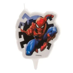 Cerf Dellier Bougie Spiderman 2D 7 cm