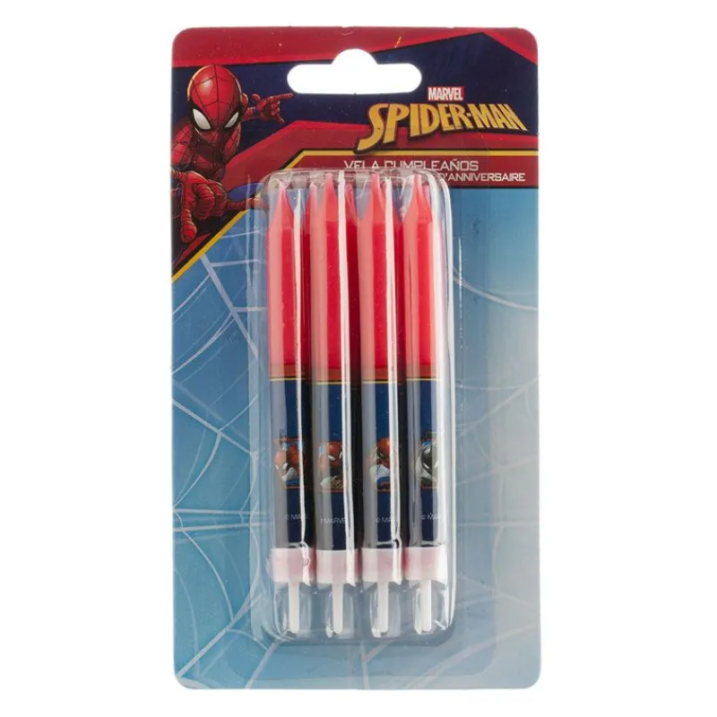 Cerf Dellier Bougie Spiderman (x8)