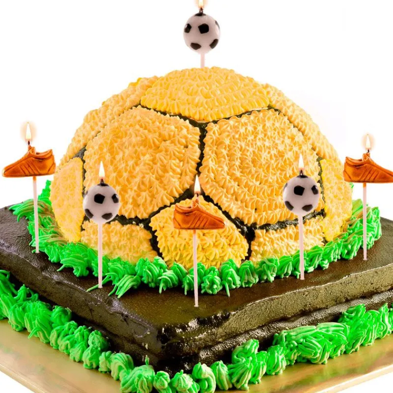 Cerf Dellier Bougies chaussures + ballons de football (x 6)