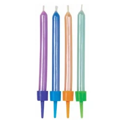 Cerf Dellier Bougies nacrées pastelles Wilton (x 10)