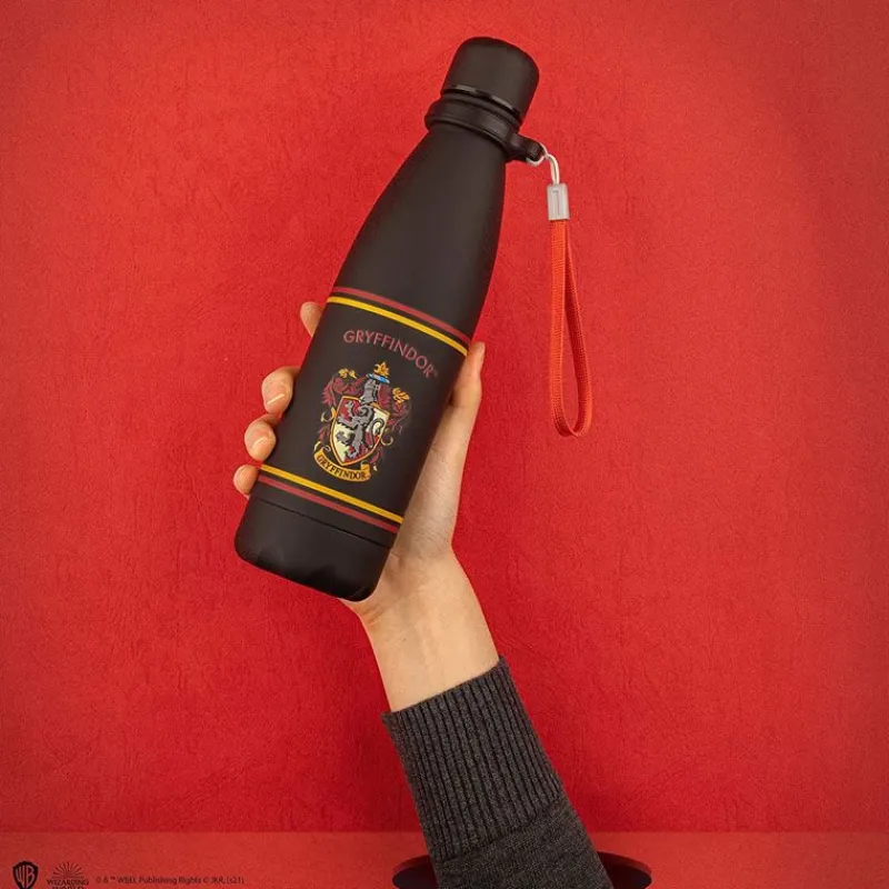 Cerf Dellier Bouteille isotherme noire Gryffondor 500 ml