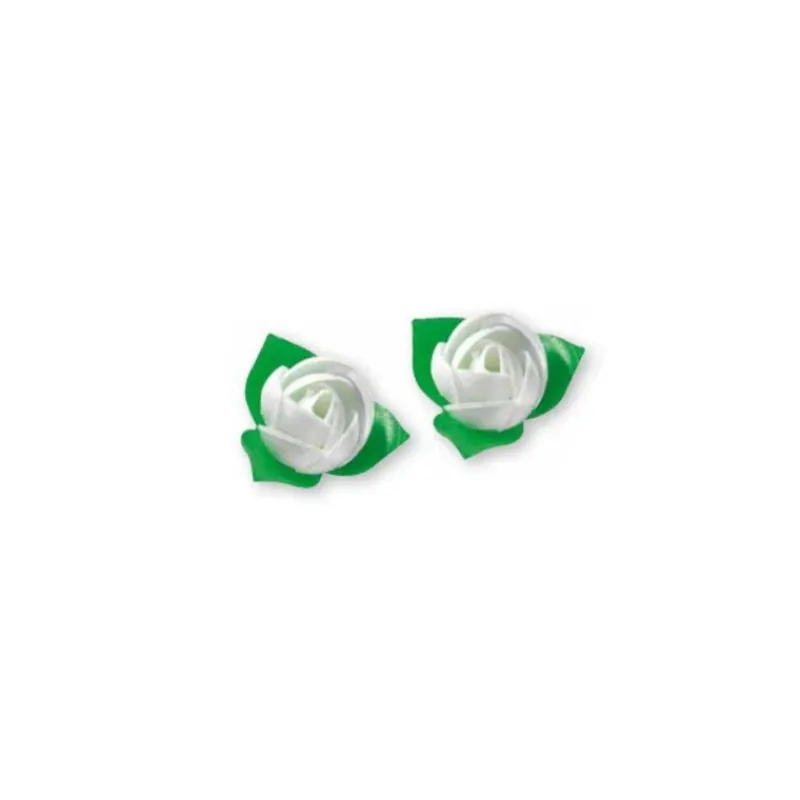 Cerf Dellier Boutons de rose blanche x15
