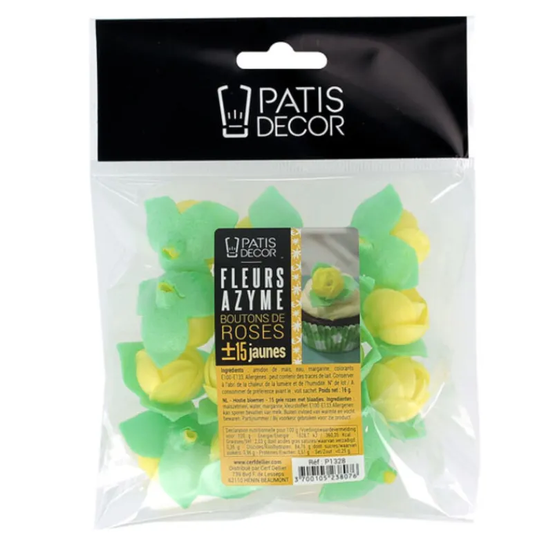 Cerf Dellier Boutons de rose jaune x15
