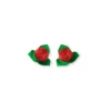 Cerf Dellier Boutons de rose rouge (x15)