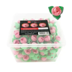 Cerf Dellier Boutons de roses roses en azyme (x150)