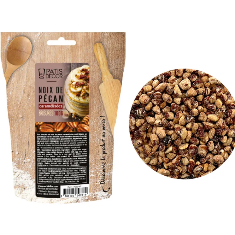Cerf Dellier Brisures de noix de pécan caramélisées 100 g