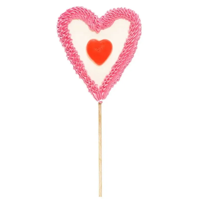 Cerf Dellier Brochette marshmallow coeur 60 g