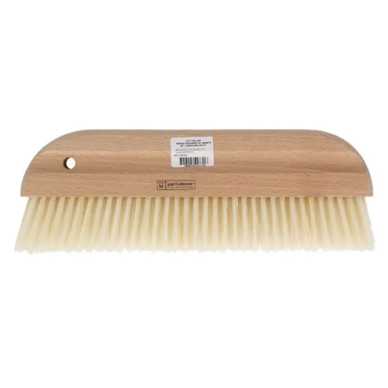 Cerf Dellier Brosse alsacienne manche bois soie blanchie 29 cm