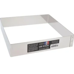 Cerf Dellier Cadre à mousse inox H 4,5 cm 22 x 22 cm