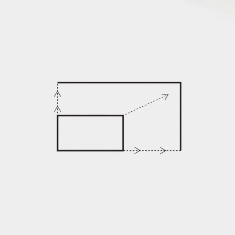 Cerf Dellier Cadre extensible inox rectangle Hauteur 5cm De Buyer