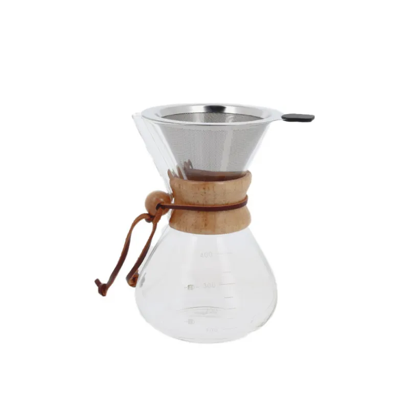 Cerf Dellier Cafetière filtre permanent en verre - 400 ml