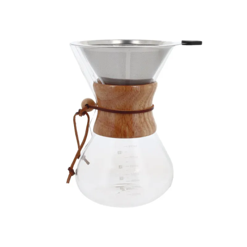 Cerf Dellier Cafetière filtre permanent en verre - 800 ml