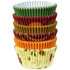 Cerf Dellier Caissette cupcake automne assorties Wilton (x150)