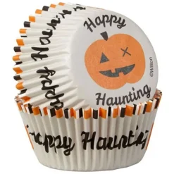 Cerf Dellier Caissette cupcake Halloween Happy Haunting Wilton (x75)