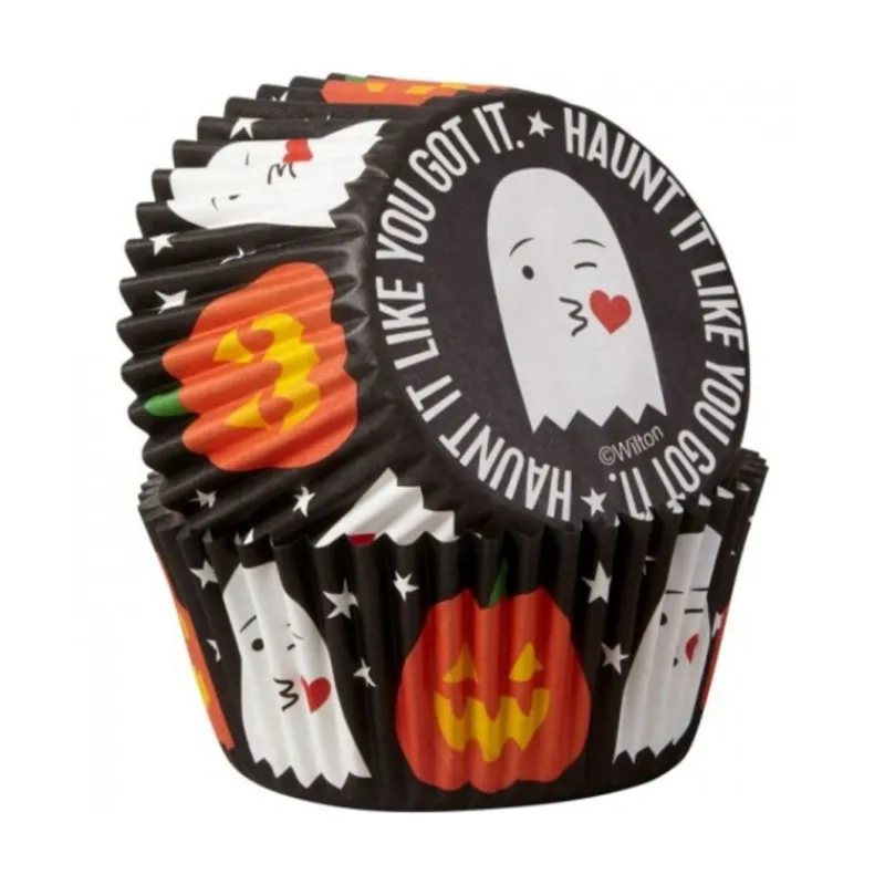 Cerf Dellier Caissette cupcake Halloween Haunt it like you got it Wilton (x75)