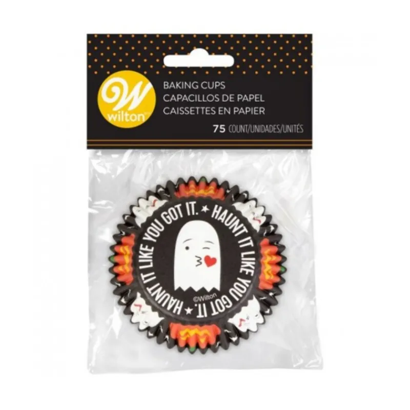 Cerf Dellier Caissette cupcake Halloween Haunt it like you got it Wilton (x75)