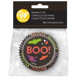 Cerf Dellier Caissette cupcake Halloween Boo Wilton (x75)