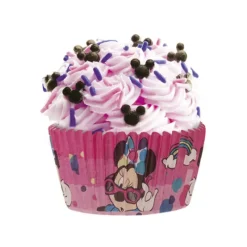 Cerf Dellier Caissettes à cupcake roses Minnie (x25)