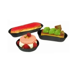 Cerf Dellier Caissettes cuisson Calypso noires n°10 bis (x1000)