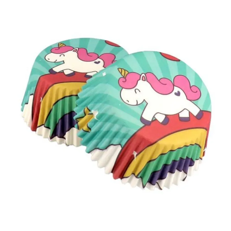 Cerf Dellier Caissettes cupcakes "Licorne" (x50)