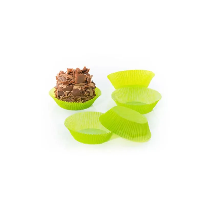 Cerf Dellier Caissettes en papier Calypso anis n°1207 (x1000)