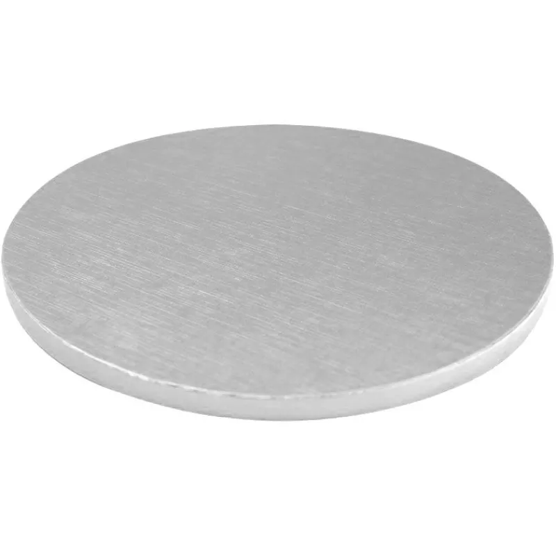 Cerf Dellier Cake Drum Rond Argent Ø 17 cm
