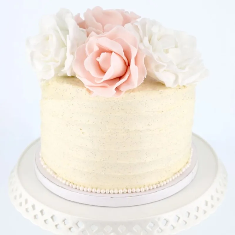 Cerf Dellier Cake Drum Rond Blanc Ø 35 cm