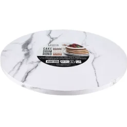 Cerf Dellier Cake Drum Rond Effet Marbre Ø 35 cm