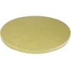 Cerf Dellier Cake Drum Rond Or Ø 35 cm