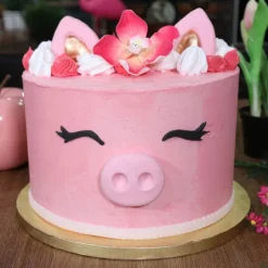 Cerf Dellier Cake Drum Rond Or Ø 25 cm